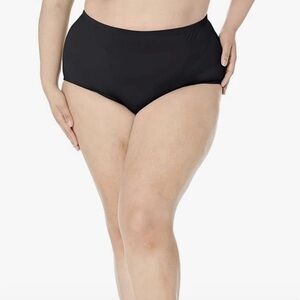 MAXINE OF HOLLYWOOD BLACK HIGH WAIST BIKINI BOTTOM SIZE 20W